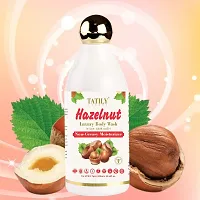 Tatily London Hazelnut Bodywash Powered by Botnica for Exfoliating and Hydrating | Rock Salt  Coffee Extract Shower Gel | Free of Parabens  Silicones | Dermatologically Tested - 300ml-thumb1