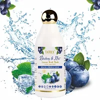 Tatily London Blueberry  Mint Bodywash for Soft and Smooth Skin | Glycerine  Blueberry Extract Shower Gel | Free of Parabens  Silicones | Dermatologically Tested - 300ml-thumb1