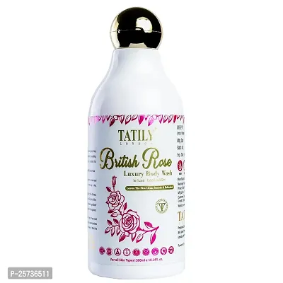 Tatily London British Rose Bodywash - De Tan Shower Gel | Glycerin  Neem Extract | Paraben  Silicone-Free | Dermatologically Tested | 300ml-thumb0