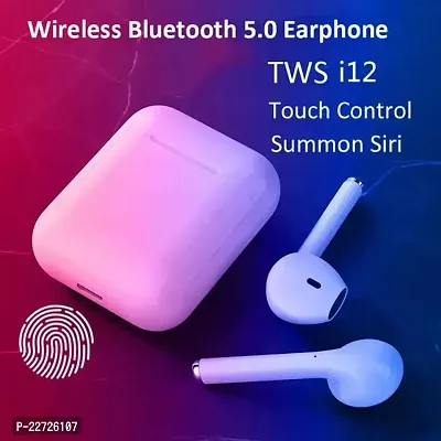 TOUCH SENSOR BUDS  TWS Bluetooth 5.0 Wireless Earbuds， No Pain When Worn for A Long Time, No Drop During Exercise ，Stereo Headphones in Ear Built in Mic Headset Premium Sound with Deep Bass for Sport-thumb0