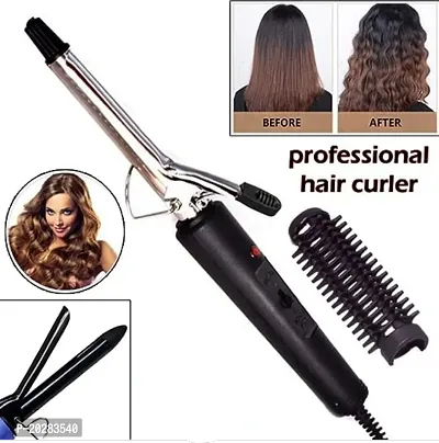 Nova NHC-471B Hair Curler Iron For Women Hair Curler  (Black)-thumb0