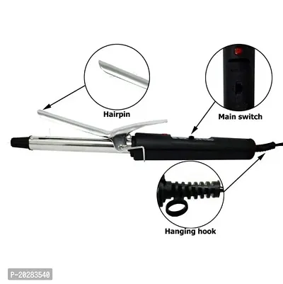 Nova NHC-471B Hair Curler Iron For Women Hair Curler  (Black)-thumb2
