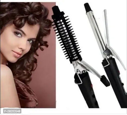 Nova NHC-471B Hair Curler Iron For Women Hair Curler  (Black)-thumb3