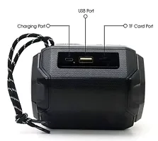 Bluetooth Speaker A005 Supported Bluetooth, Memory Card, Pen Drive, fm Radio, Built in Microphone with 3 Types of Colour (Black)-thumb4