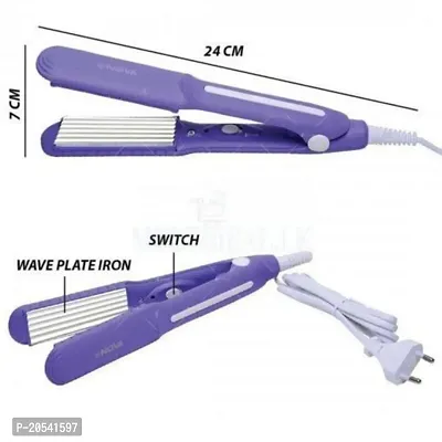 Professional SX-8006 Hair Crimper Beveled edge for Crimping Hair, Styling and volumizing with Ceramic Technology for gentle and frizz-free New Crimping Electric Hair Tool - Assorted-thumb4