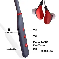 Bullet Neckband Splash-Proof Sport Stereo High Bass Sound Wireless headphone K14 Bluetooth Headset  (Assorted, In the Ear)-thumb1