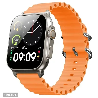 S8 Ultra Smart Watch Men 4G Network BT Call GPS Ultra S8 Smart Watch Smartwatch  (Orange Strap, Free Size)-thumb5