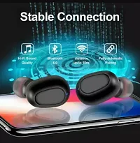 L21 TWS Wireless Earphones Bluetooth 5.0 Headphones Mini Stereo Earbuds Sport Headset Bass Sound Built-in Microphone - Black, True Wireless-thumb1