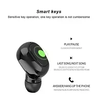 L21 In-Ear TWS Earbuds Buds 5.1 Bluetooth Headset with Mic (Black, True Wireless)-thumb3