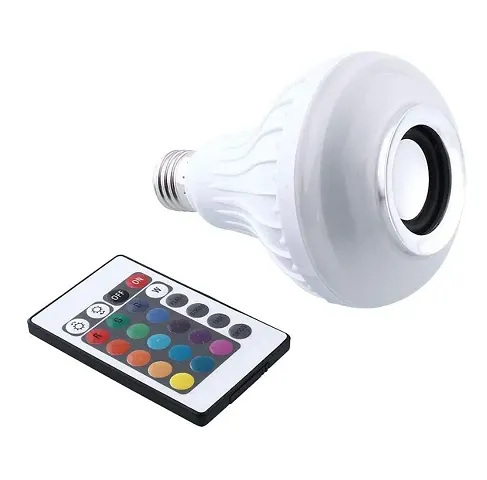 LED Music Light Bulb, E27 led Light Bulb with Bluetooth Speaker RGB Changing Color Lamp Built-in Audio Speaker with Remote Control for Home, Bedroom, Living Room, Party Decoration Bulb