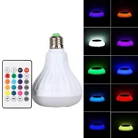 LED Music Light Bulb, E27 led Light Bulb with Bluetooth Speaker RGB Changing Color Lamp Built-in Audio Speaker with Remote Control for Home, Bedroom, Living Room, Party Decoration Bulb-thumb2