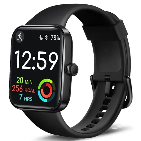 T500 Smart Watch with Heart Rate Sleep Sports Monitor, Waterproof Fitness Tracker Smartwatch Fits for Android iOS Samsung Phones, for Men Women  - Black