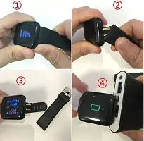 ID116 Smartwatch With Heart Rate Sensor for Men, Women, Kids BT V5.0 (Black) Smartwatch  (Black Strap, Free)-thumb3