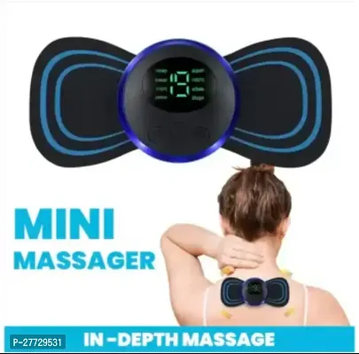 Whole Body Massager 8 Modes Portable Mini Massager Cervical Massage Soothing Pain, Body Massager Patch for Whole Body Neck Back Waist Arms Legs Aches - Black-thumb0