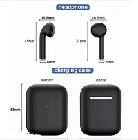 I12 Tws Inpods Black With Charging Case Earbuds Bluetooth 5.0 Support Bluetooth - Black-thumb1