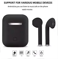 I12 Tws Inpods Black With Charging Case Earbuds Bluetooth 5.0 Support Bluetooth - Black-thumb3