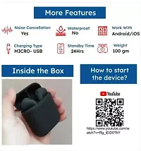 I12 Tws Inpods Black With Charging Case Earbuds Bluetooth 5.0 Support Bluetooth - Black-thumb4