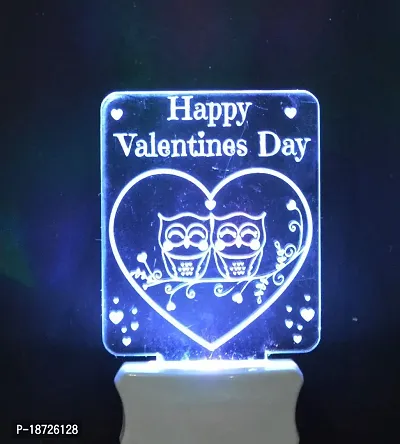 KRISHA RATAN The Valentine Wish 3D Illusion Night Lamp Comes with 7 Multicolor and 3D Illusion Design Suitable for Room,Drawing Room,Lobby F70-thumb2