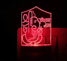 KRISHA RATAN The Shri Ganesh 3D Illusion Night Lamp Comes with 7 Multicolor and 3D Illusion Design Suitable for Room,Drawing Room,Lobby I8-thumb2