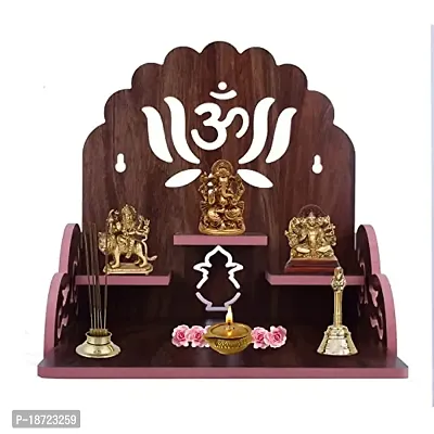 POOJA ENTREPRENEUR Art and Craft Wooden Home Temple