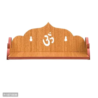 PRIMEFAIR Wooden Wall Mounted Hanging Puja Temple Wood God Stand for Pooja Room | Mandir Devghar Stand Temple Home Temple Home Wall Temple Waterproof (TEMPLE-0256)-thumb2