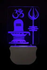 KRISHA RATAN The Lord Shivling 3D Illusion Night Lamp Comes with 7 Multicolor and 3D Illusion Design Suitable for Room,Drawing Room,Lobby F59-thumb3