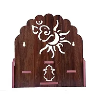 Lexical Art and Craft Wooden Singhasan Temple for God / Pooja Mandir Singhasan for Home / Office / Bed Room 355-thumb2