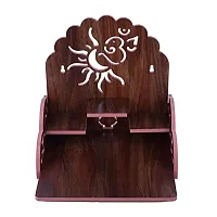 Lexical Art and Craft Wooden Singhasan Temple for God / Pooja Mandir Singhasan for Home / Office / Bed Room 355-thumb4