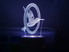 ARJAVA Flyingo Bird Color Changing 3D Illusion LED Acrylic Night Lamp with Plug for Bedroom/Home/Office (Multicolour)-thumb4