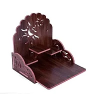 Lexical Art and Craft Wooden Singhasan Temple for God / Pooja Mandir Singhasan for Home / Office / Bed Room 355-thumb1