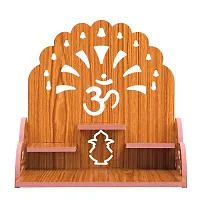 PRIMEFAIR Wooden Wall Mounted Hanging Puja Temple Wood God Stand for Pooja Room | Mandir Devghar Stand Temple Home Temple Home Wall Temple Waterproof (TEMPLE-0258)-thumb4