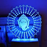 Multicolur Ganesh ji 3D Illusion LED Lamp-thumb2