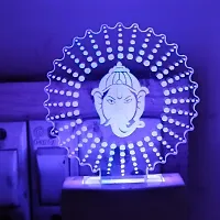 Multicolur Ganesh ji 3D Illusion LED Lamp-thumb4