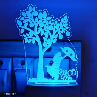 Multicolur Couple 3D Illusion LED Light-thumb4