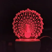 Multicolur Peacoke 3D Illusion LED Light-thumb1