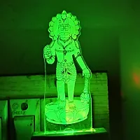 Multicolur Hanumanji  3D Illusion LED Light-thumb1