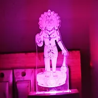 Multicolur Hanumanji  3D Illusion LED Light-thumb2