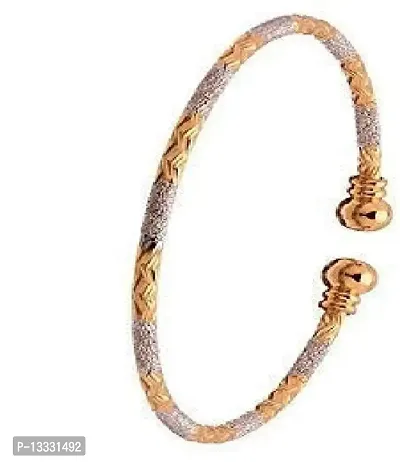 fashion accessories Kada Designer Gold Plated or Silver Hand Bracelet Bangle Style For Girl and Women,-thumb0