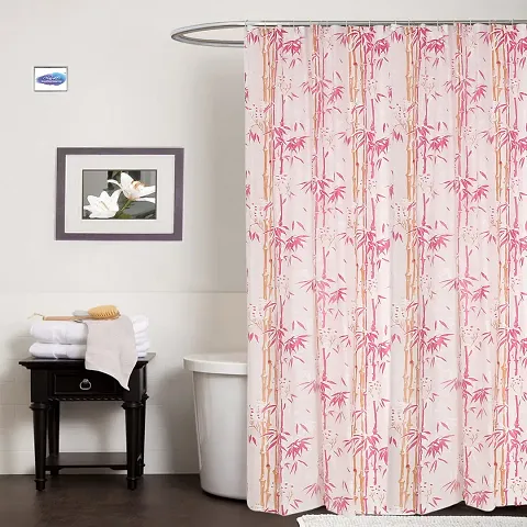 Clasiko Polyster Bath Shower Bathroom Curtain with 8 Hooks; 54x78 Inches; 4.5x7 Feet