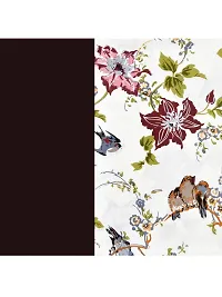Clasiko? Cotton Bolster Covers; Set of 2; 220 TC; Printed with Brown Border; 30x15 Inches-thumb3