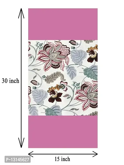 Clasiko? Cotton Bolster Covers; Set of 2; 220 TC; Printed with Pink Border; 30x15 Inches-thumb3