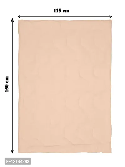 Clasiko Babies & Kids All Season Reversible Crib Blanket; 200 GSM; 0-8 Years; Size - 45x60 Inches; Candy Peach & Cream-thumb4