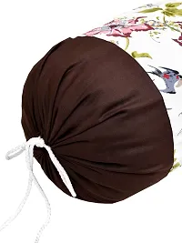 Clasiko? Cotton Bolster Covers; Set of 2; 220 TC; Printed with Brown Border; 30x15 Inches-thumb4