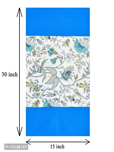 Clasiko? Cotton Bolster Covers; Set of 2; 220 TC; Printed with Blue Border; 30x15 Inches-thumb4