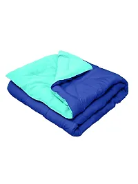 Clasiko Babies & Kids All Season Reversible Crib Blanket; 200 GSM; 0-8 Years; Size - 45x60 Inches; Blue & Sea Green-thumb3