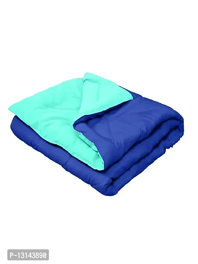 Clasiko Babies & Kids All Season Reversible Crib Blanket; 200 GSM; 0-8 Years; Size - 45x60 Inches; Blue & Sea Green-thumb4
