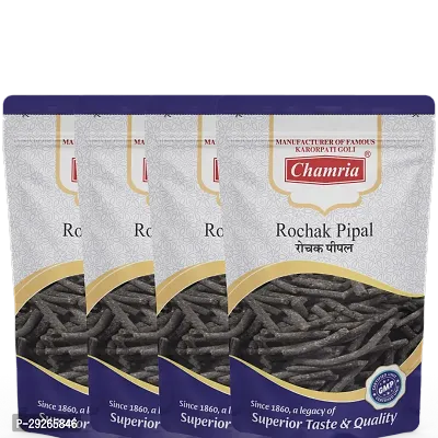 Chamria Rochak Pipal Mouth Freshener 120 Gm Pouch Pack of 4-thumb0