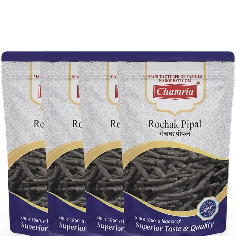 Chamria Rochak Pipal Mouth Freshener 120 Gm Pouch Pack of 4