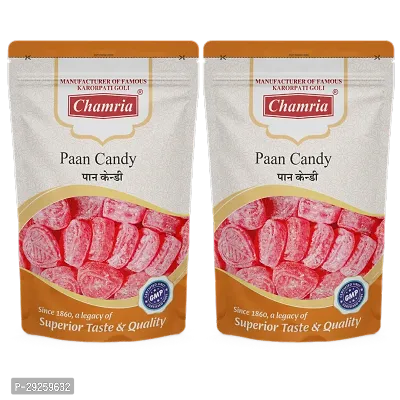 Chamria Paan Candy Mouth Freshener 120 Gm Pouch (Pack of 2)-thumb0