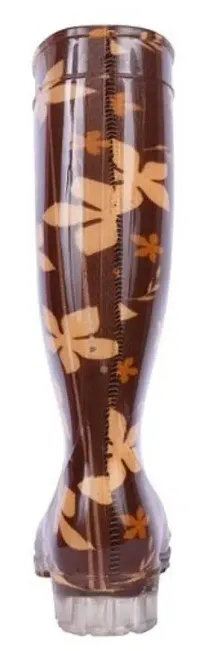 Style Brown Gumboots For Women-thumb2